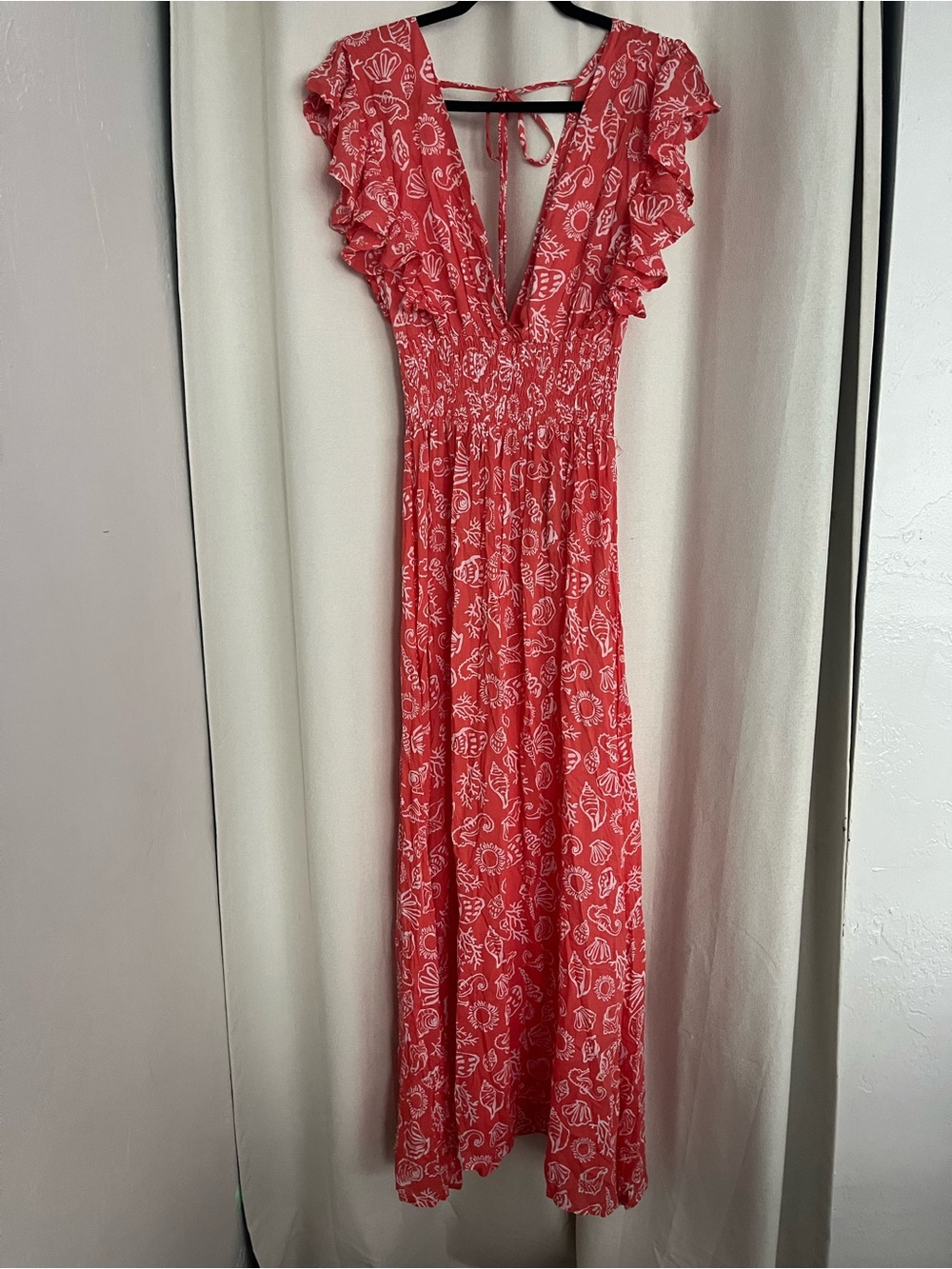 Tiare Hawaii Maxi Dress with Ruffle Sleeves